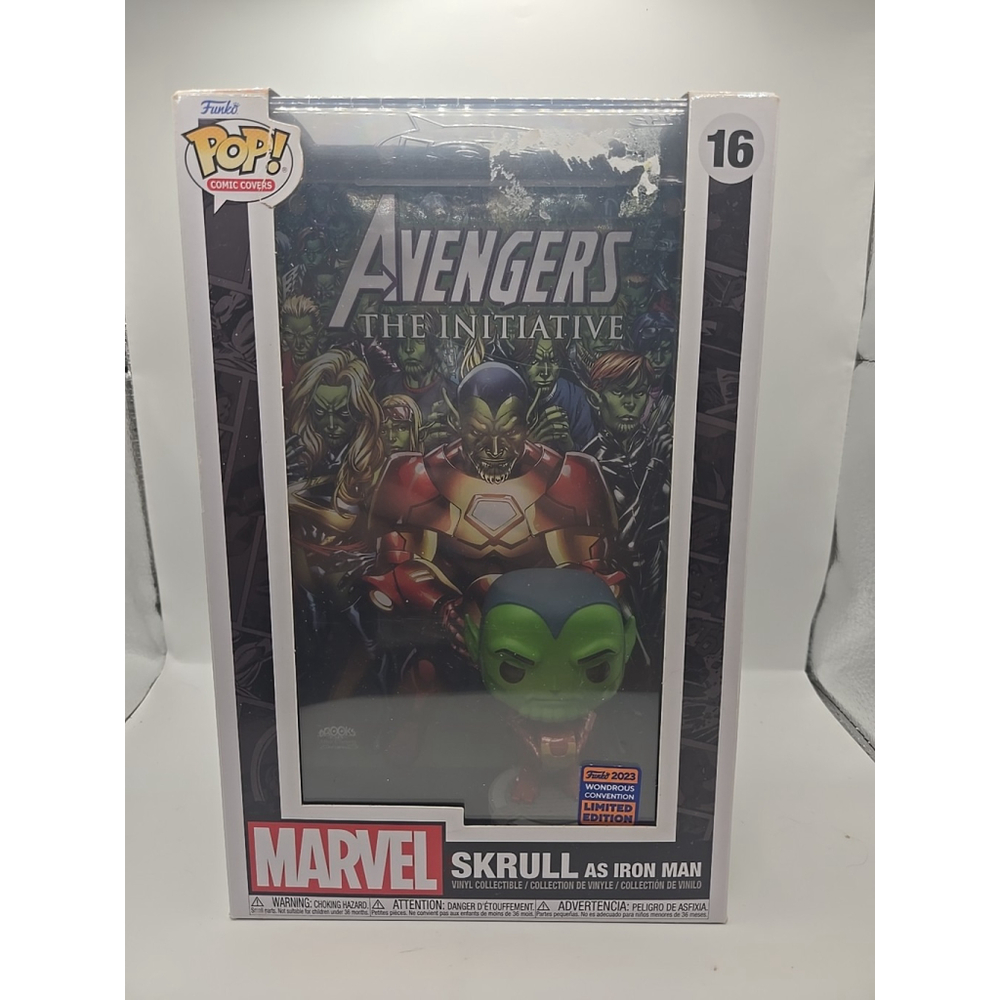 Funko Pop! Comic Book Cover with Case: Marvel - Skrull As Iron Man - Target...